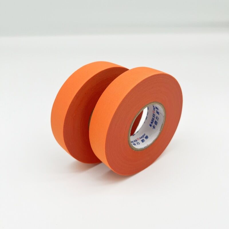 Kablee KBL T01 কাপড়ের টেপ কমলা রঙ সহজে হাতে ছিঁড়তে পারা গাড়ির তারের জোতা সুরক্ষা